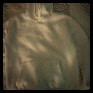 A white hoodie only worn once